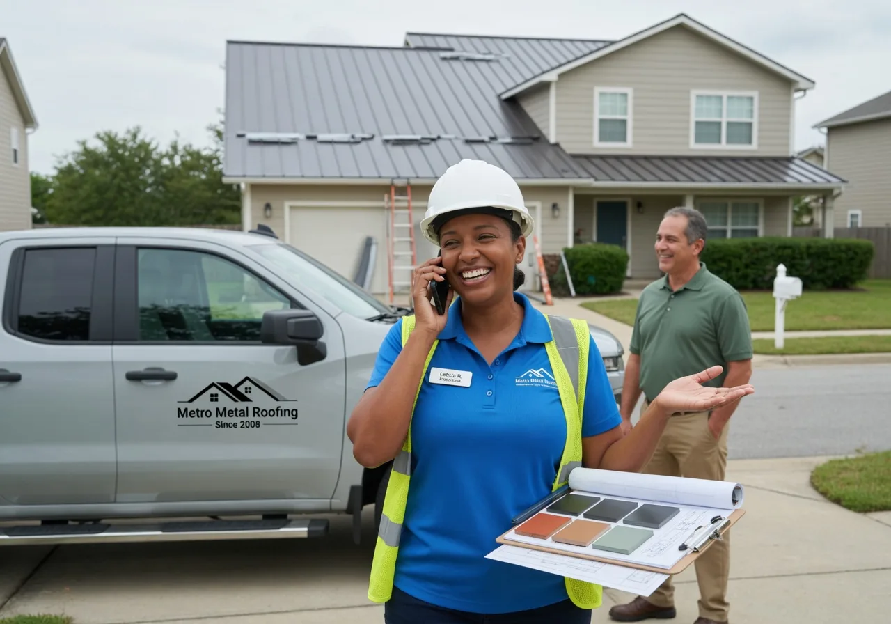 Storm Damage Metal Roof Repair in Hansford, WV